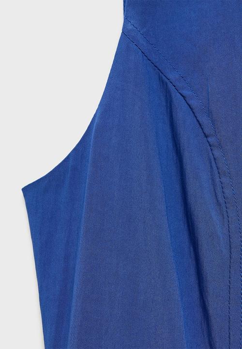 MANGO - Dress Pumpkin - Medium Blue