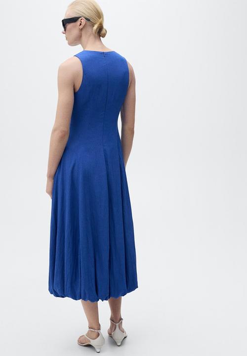 MANGO - Dress Pumpkin - Medium Blue