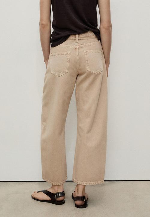MANGO - Jeans Kika - Light Pastel Brown