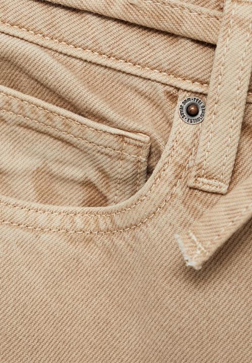 MANGO - Jeans Kika - Light Pastel Brown