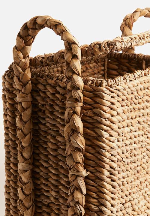 H&M - Large seagrass storage basket - beige