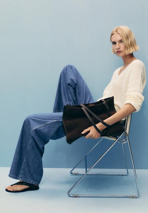 MANGO - Jeans Emma - Open Blue