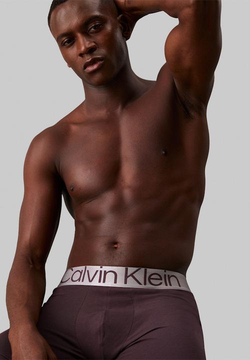 Calvin Klein - Boxer Brief 3 Pack - Rock Ridge, Rusted Root, Raisin