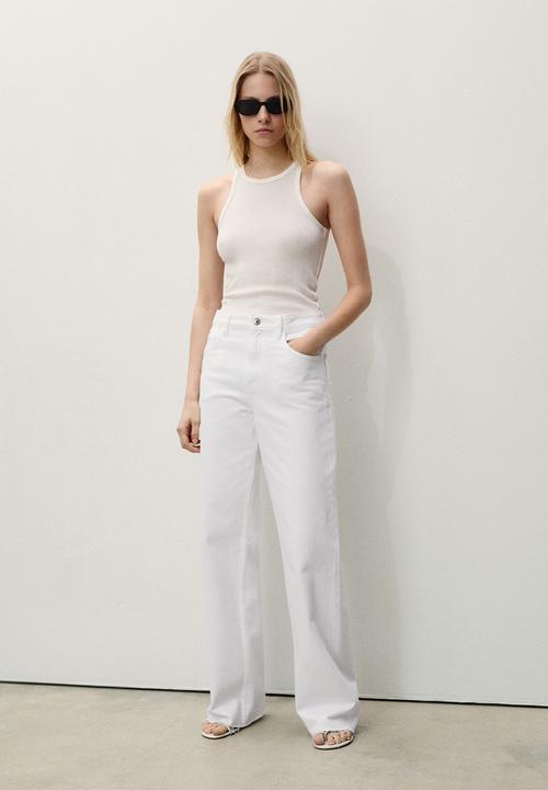 MANGO - Jeans Danila - White