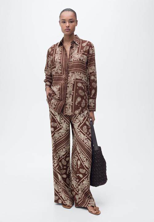 MANGO - Shirt Julia - Brown
