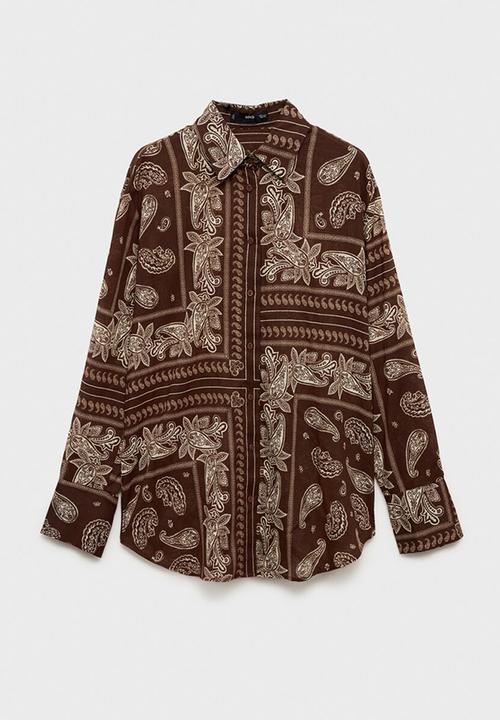 MANGO - Shirt Julia - Brown