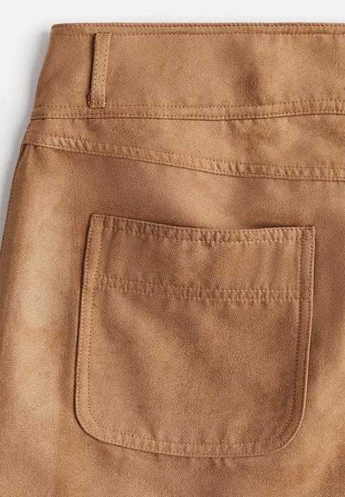 H&M - Mini skirt - dark beige