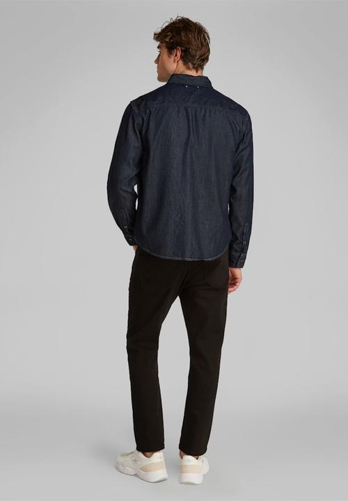 Calvin Klein - REGULAR DENIM SHIRT - DENIM DARK