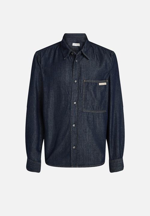 Calvin Klein - REGULAR DENIM SHIRT - DENIM DARK