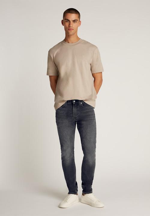 Calvin Klein - SLIM TAPER - DENIM BLACK