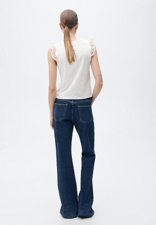 MANGO - Top Muni - White
