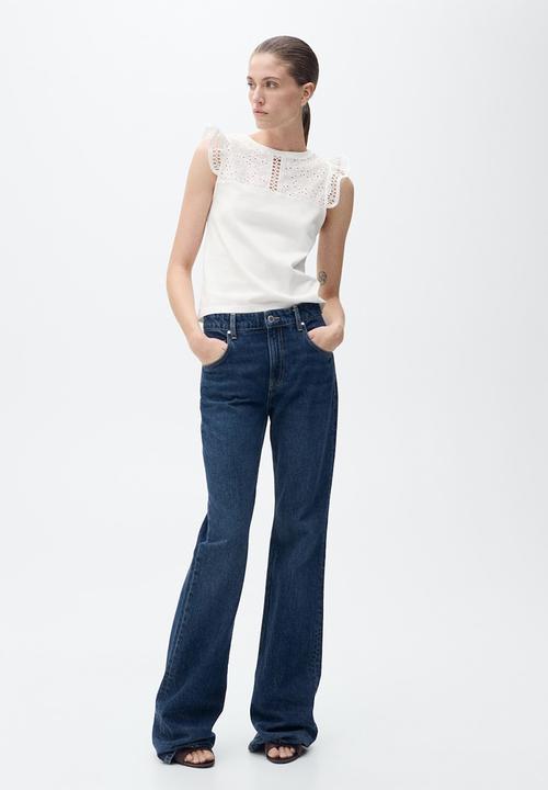 MANGO - Top Muni - White