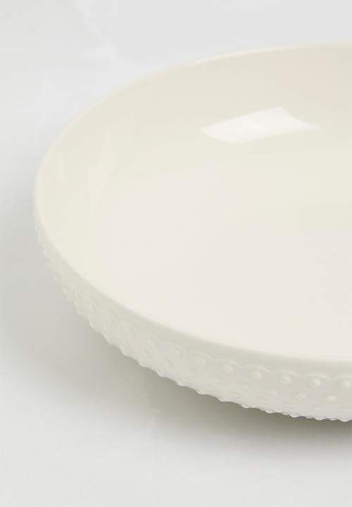 Sixth Floor - Dori pasta bowl set of 4 - White