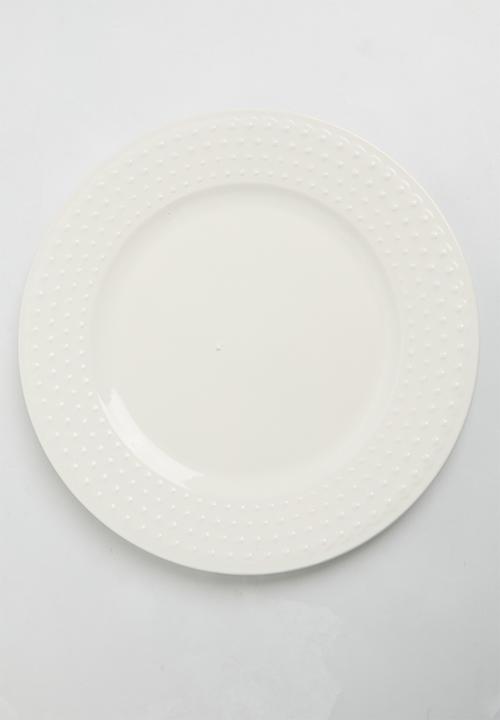 Sixth Floor - Dori dinner plate set of 4 - White