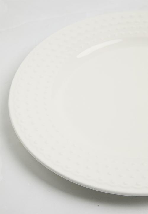 Sixth Floor - Dori dinner plate set of 4 - White