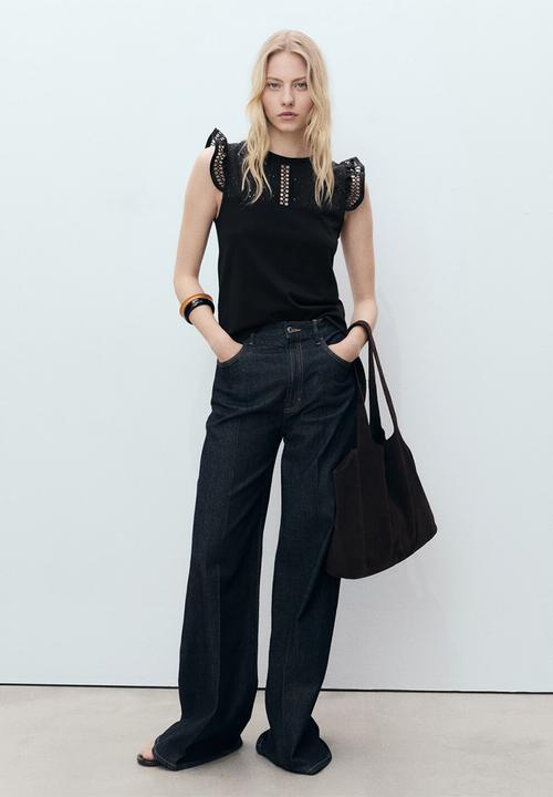 MANGO - Top Muni - Black