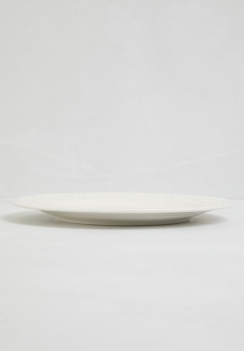 Sixth Floor - Dori side plate set of 4 - White