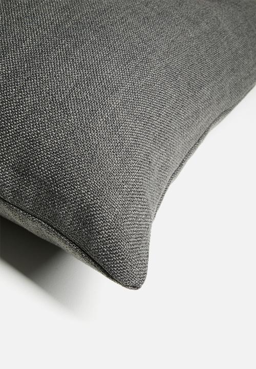 Sixth Floor - Cullinan cushion cover - Charcoal