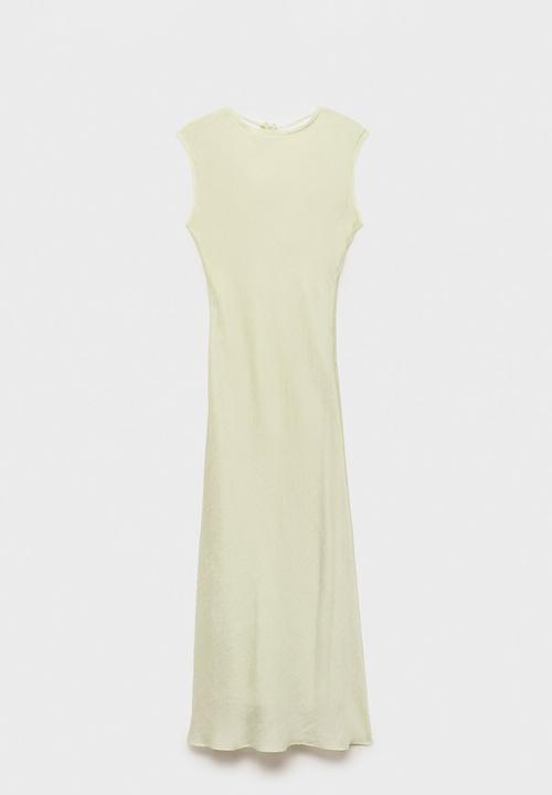 MANGO - Dress Agua - Turquoise & Aqua