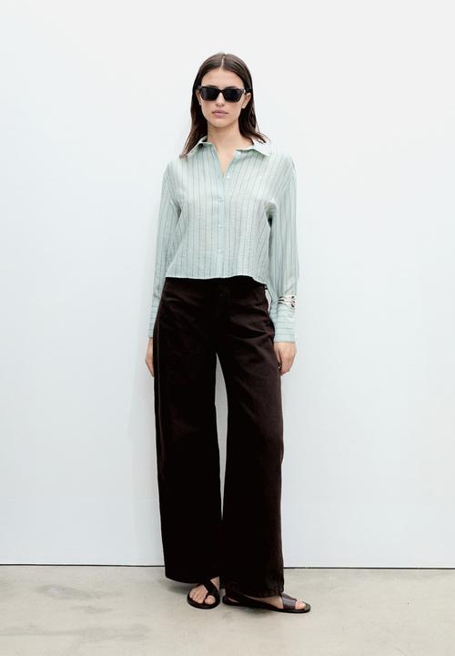 MANGO - Shirt Badal - Green