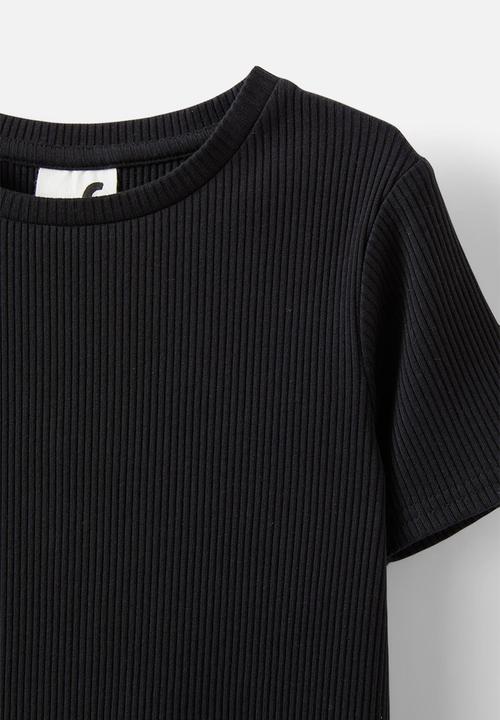 Cotton On - Raya baby tee - black