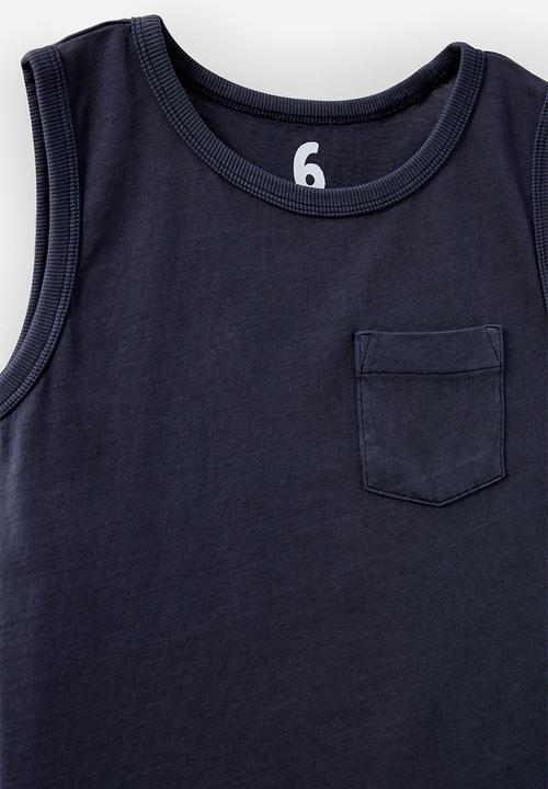 Cotton On - The Essential Tank - Squid Ink Wash