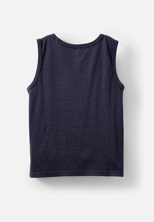 Cotton On - The Essential Tank - Squid Ink Wash