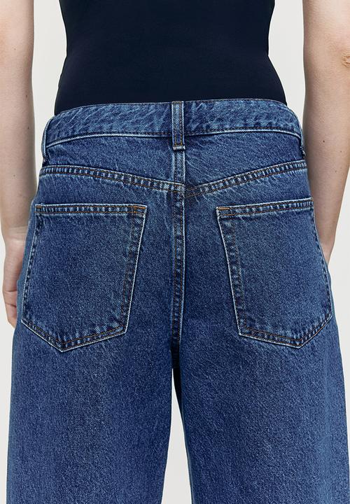 H&M - Wide jeans - dark denim blue