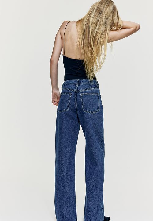 H&M - Wide jeans - dark denim blue