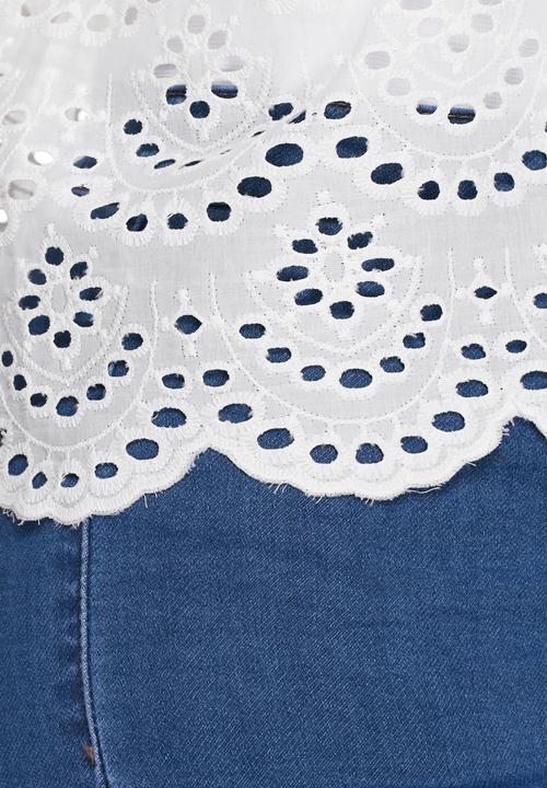 ONLY - Scarlett anglaise top
