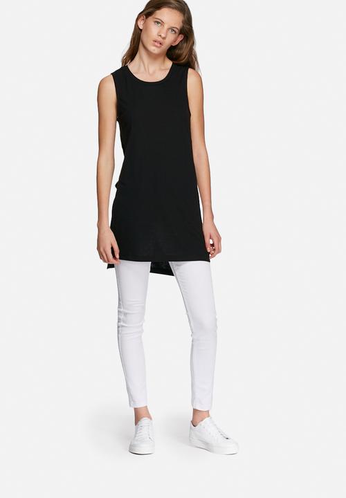 ONLY -  Rie slit long tee