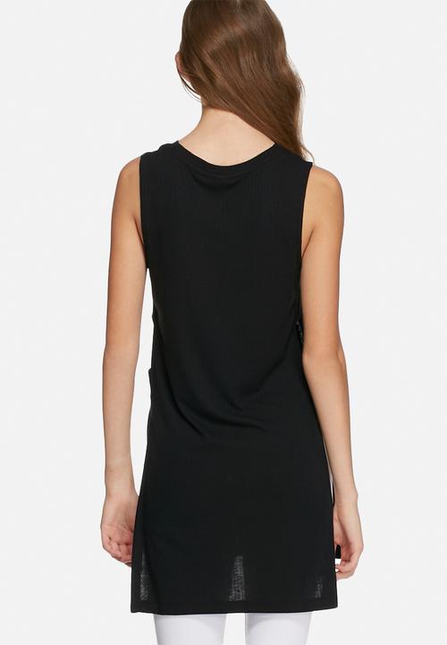 ONLY -  Rie slit long tee