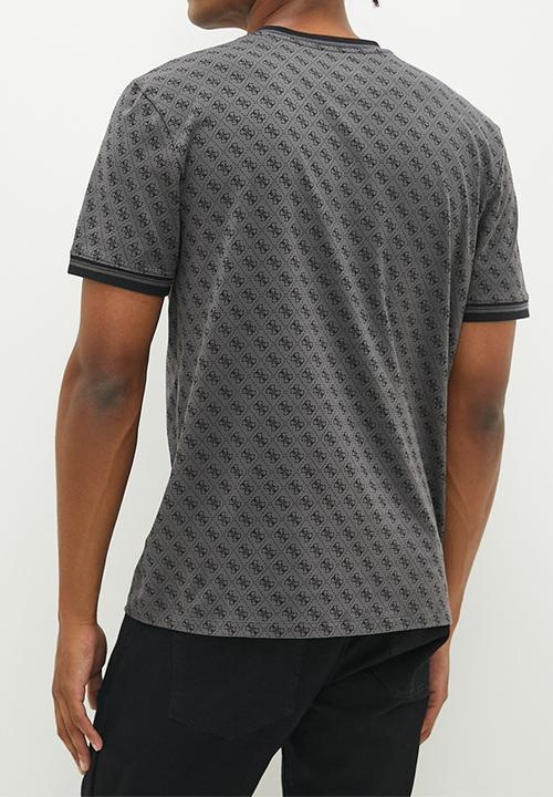 GUESS - Marshall T-shirt - 4g aop black
