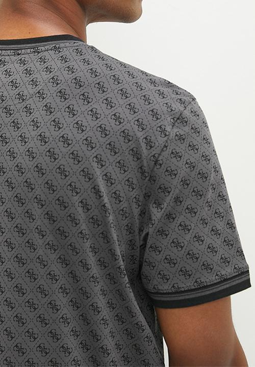 GUESS - Marshall T-shirt - 4g aop black