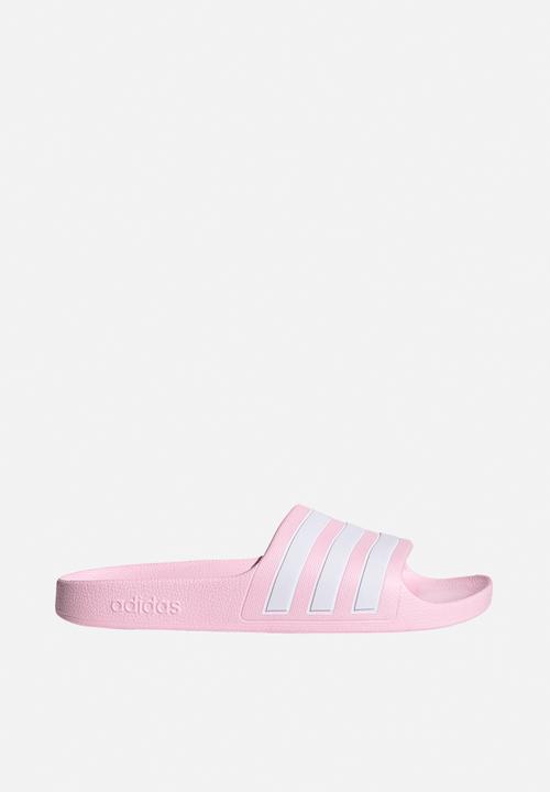 adidas Performance - Adilette Aqua K - Clear Pink / Cloud White / Clear Pink