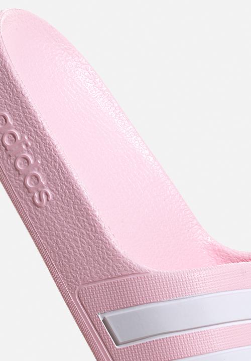 adidas Performance - Adilette Aqua K - Clear Pink / Cloud White / Clear Pink
