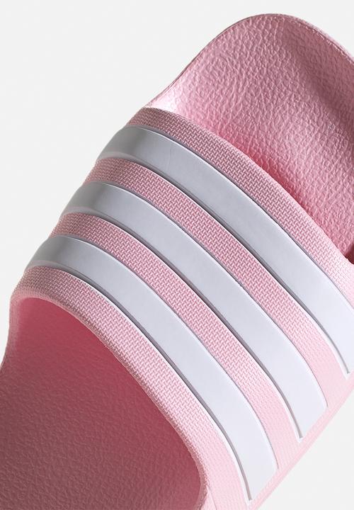 adidas Performance - Adilette Aqua K - Clear Pink / Cloud White / Clear Pink