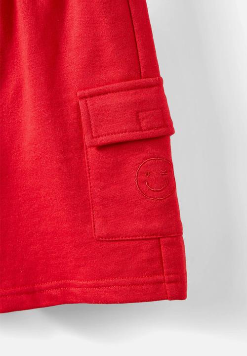 Cotton On - Henry Slouch Short - Varsity Red