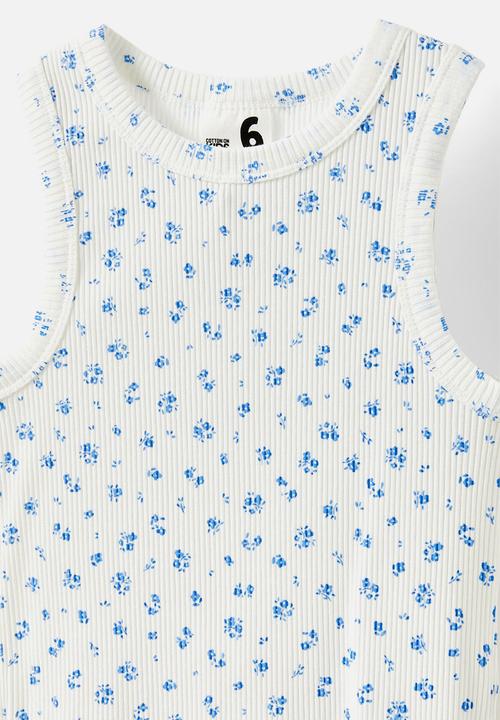 Cotton On - Eleanor tank - vanilla/edith ditsy