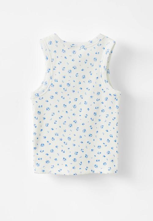 Cotton On - Eleanor tank - vanilla/edith ditsy