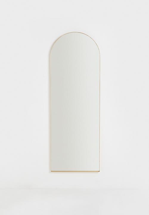 Sixth Floor - Arch Frame Mirror - Brushed Gold