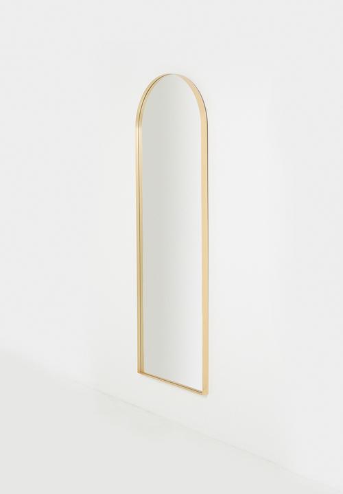 Sixth Floor - Arch Frame Mirror - Brushed Gold