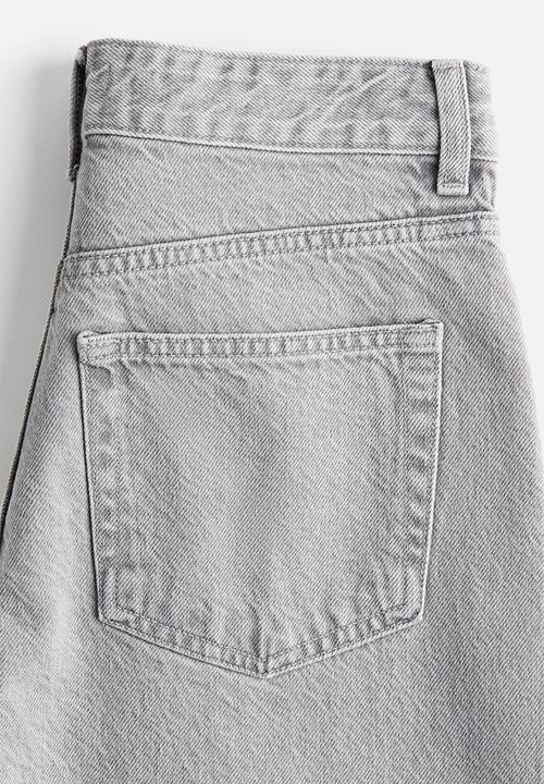 H&M - Wide jeans - light denim grey
