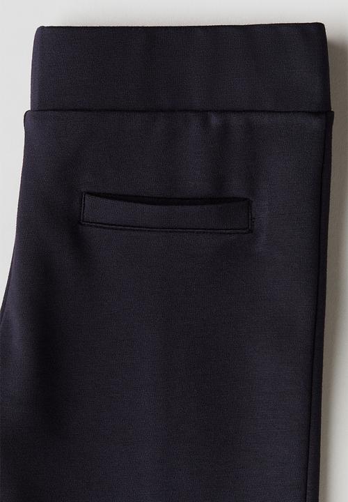 H&M - Flared jersey trousers - blue