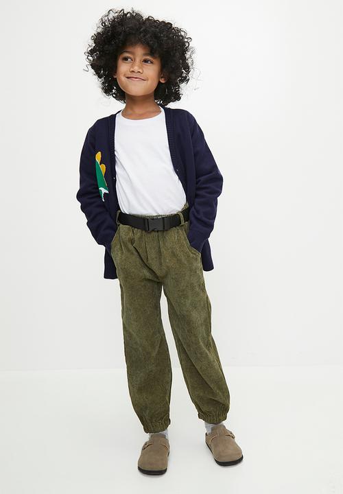 Pop Candy - Corduroy pants - olive green