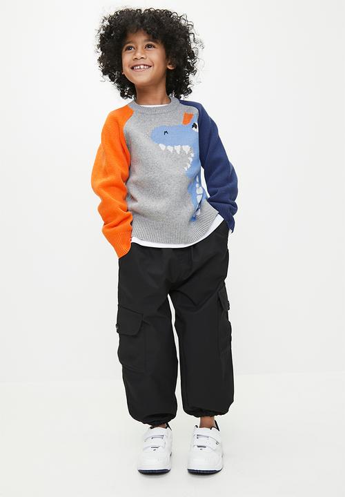 Pop Candy - Colour block reglan sweater - multi