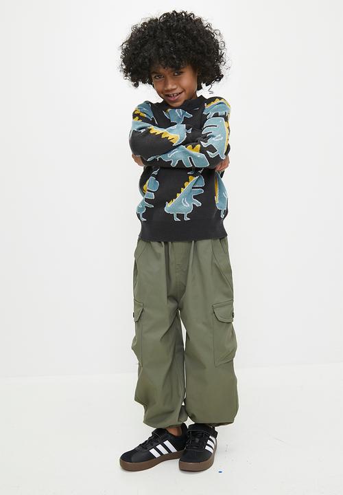 Pop Candy - Utility pants -green