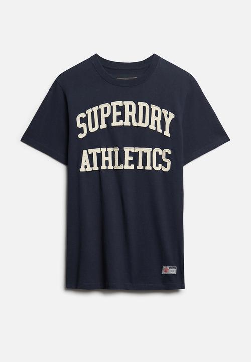 Superdry. - Vintage Athletic T-shirt - Eclipse Navy/Ecru