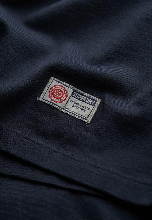 Superdry. - Vintage Athletic T-shirt - Eclipse Navy/Ecru