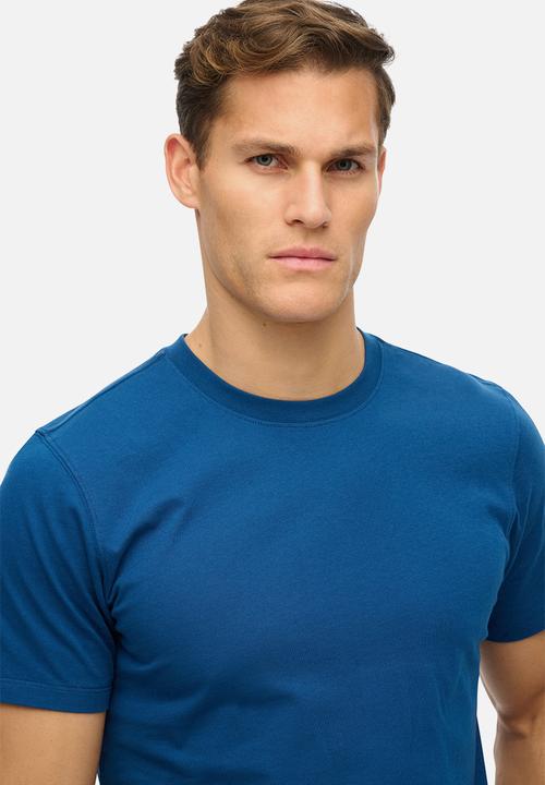 Superdry. - City Tee - Pilot Mid Blue